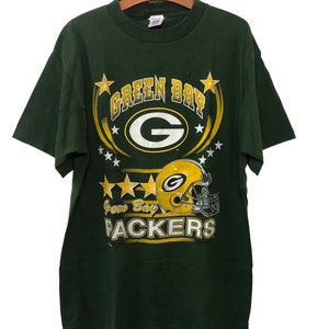 Vintage 90s Greenbay Packers NFL Football T Shirt XL Size