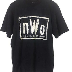 Vintage 90s NWO New World Order Wcw Wwf T Shirt