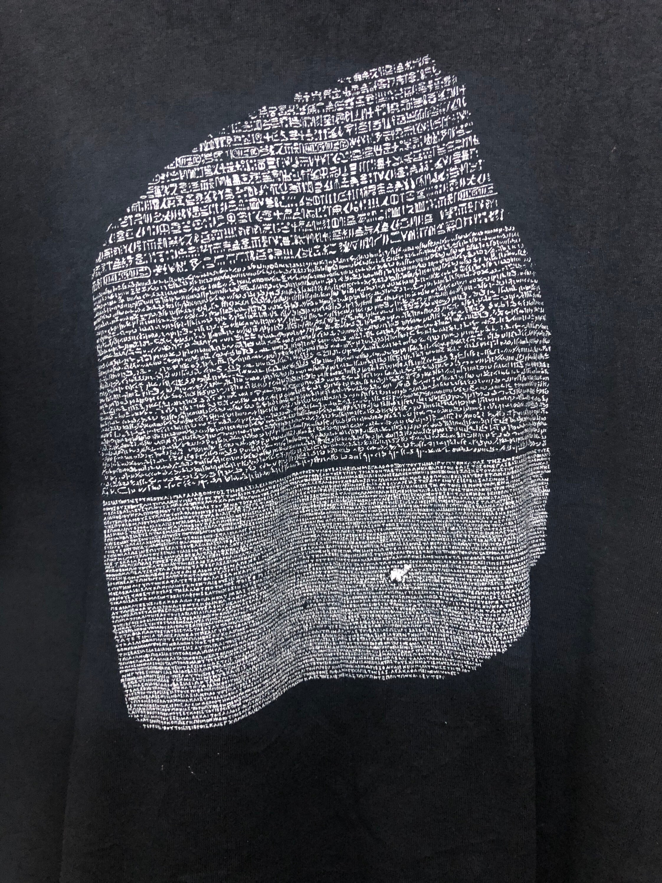 ヴィンテージ 90 年代 大英博物館 ロゼッタ ストーン T シャツ XL 