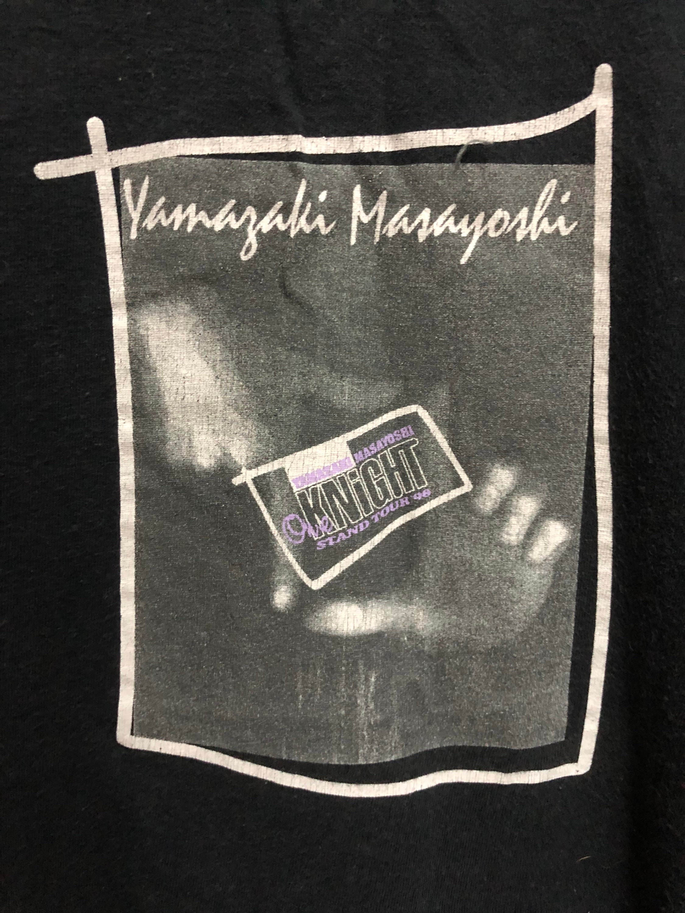 Vintage 90s Yamazaki Masayoshi Stand Tour 95 Promo Concert Album T 
