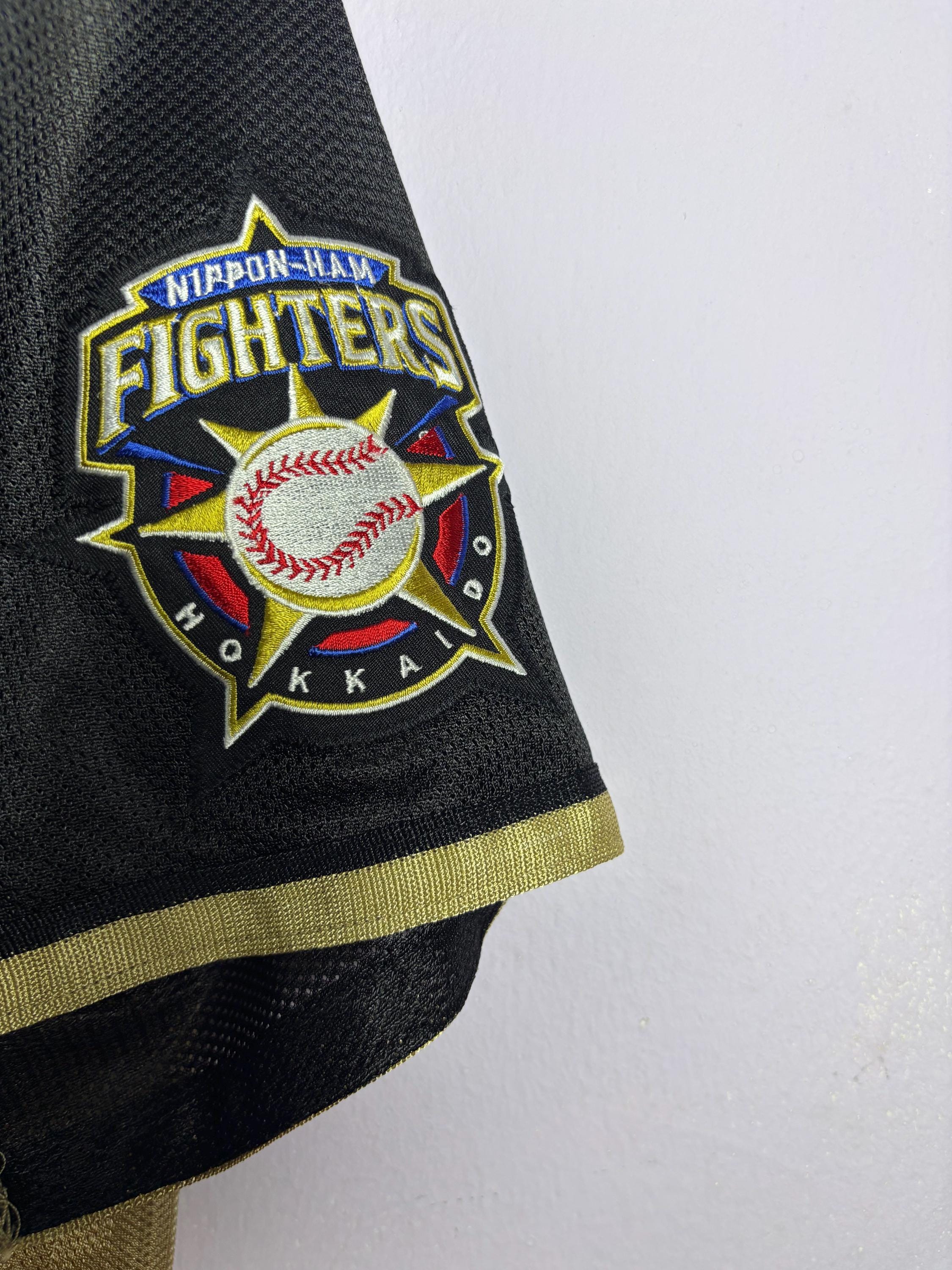 Hokkaido Nippon Ham Fighters #18 Saitoh Baseball Jersey Large Size