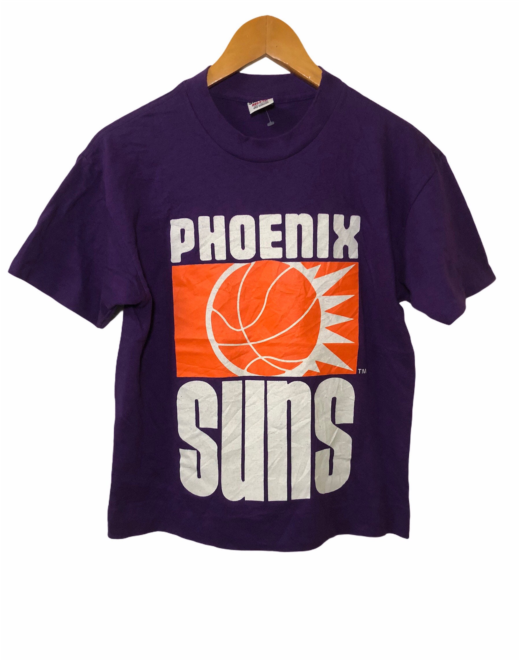 Vintage 90s Phoenix Suns Béisbol NBA camiseta tamaño mediano Etsy