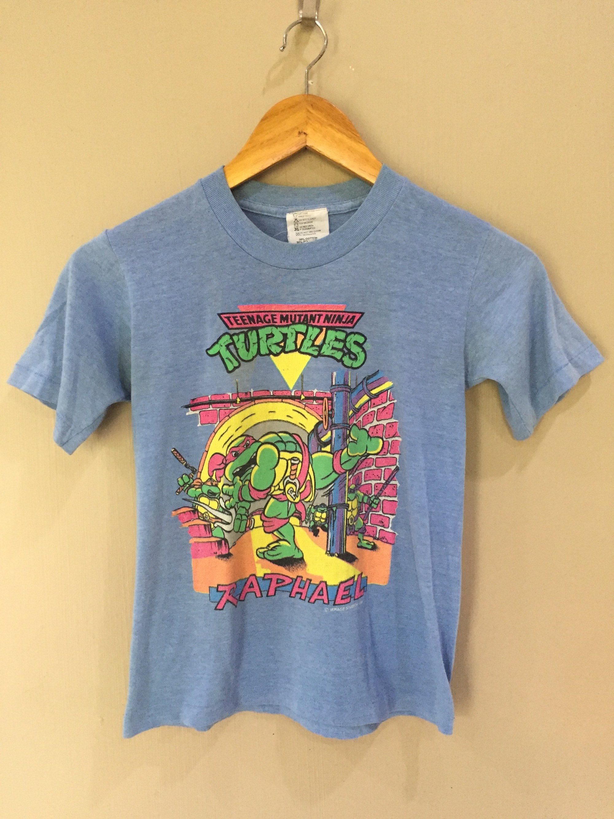 Teenage Mutant Ninja Turtles Vintage Sheets Inspired All Over Print Shirt -  ReproTees - The Home of Vintage Retro and Custom T-Shirts!