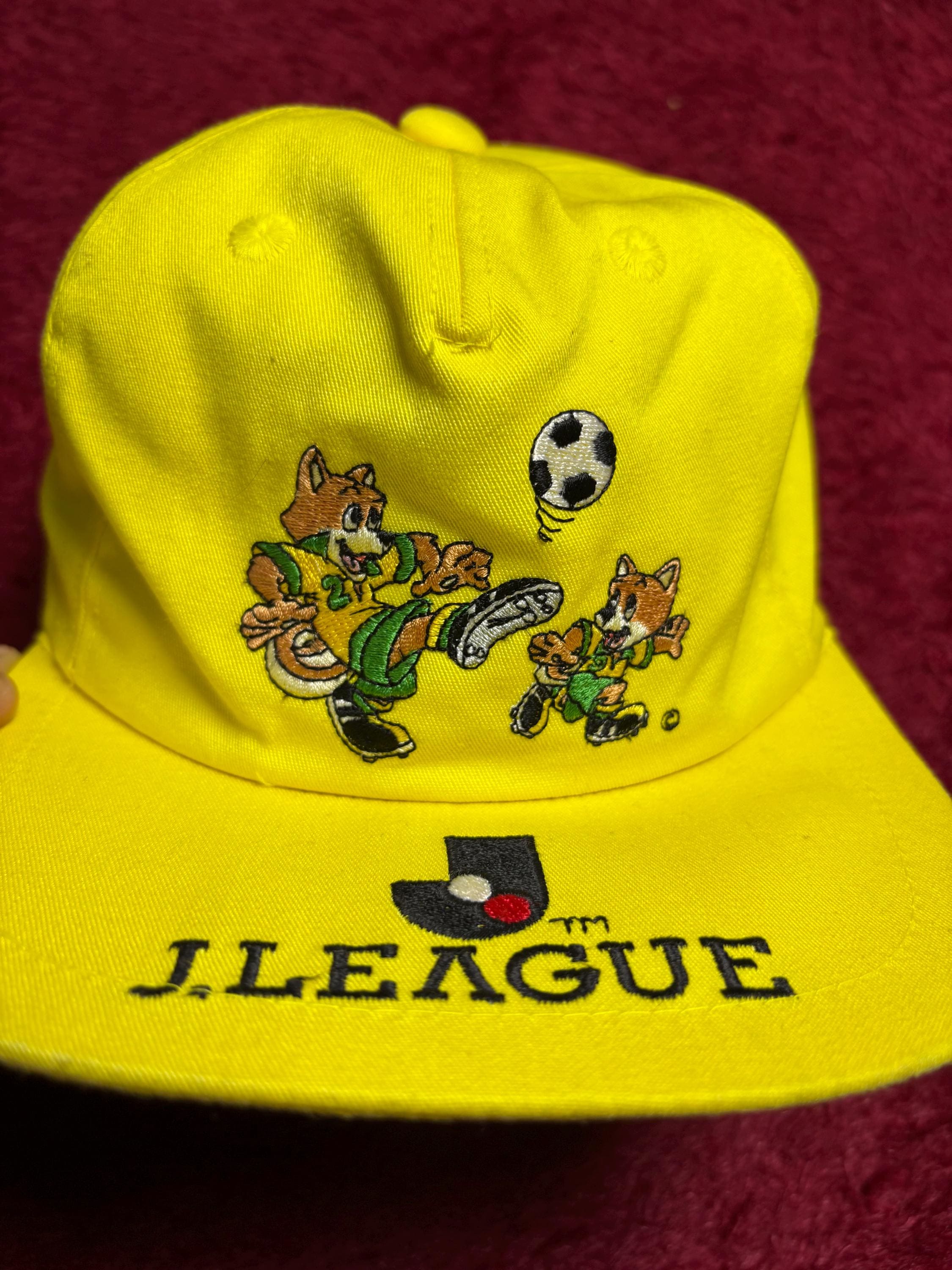 ヴィンテージ 90年代 Jリーグ 日本サッカー サッカーキャップ サイズ55