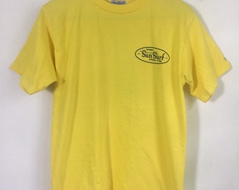 Vintage 90s Sun Surf Hawaii T Shirt Medium Size