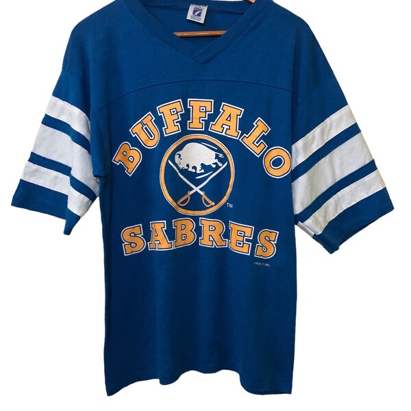 Vintage 80er Jahre Buffalo Sabres NHL Hockey T Shirt