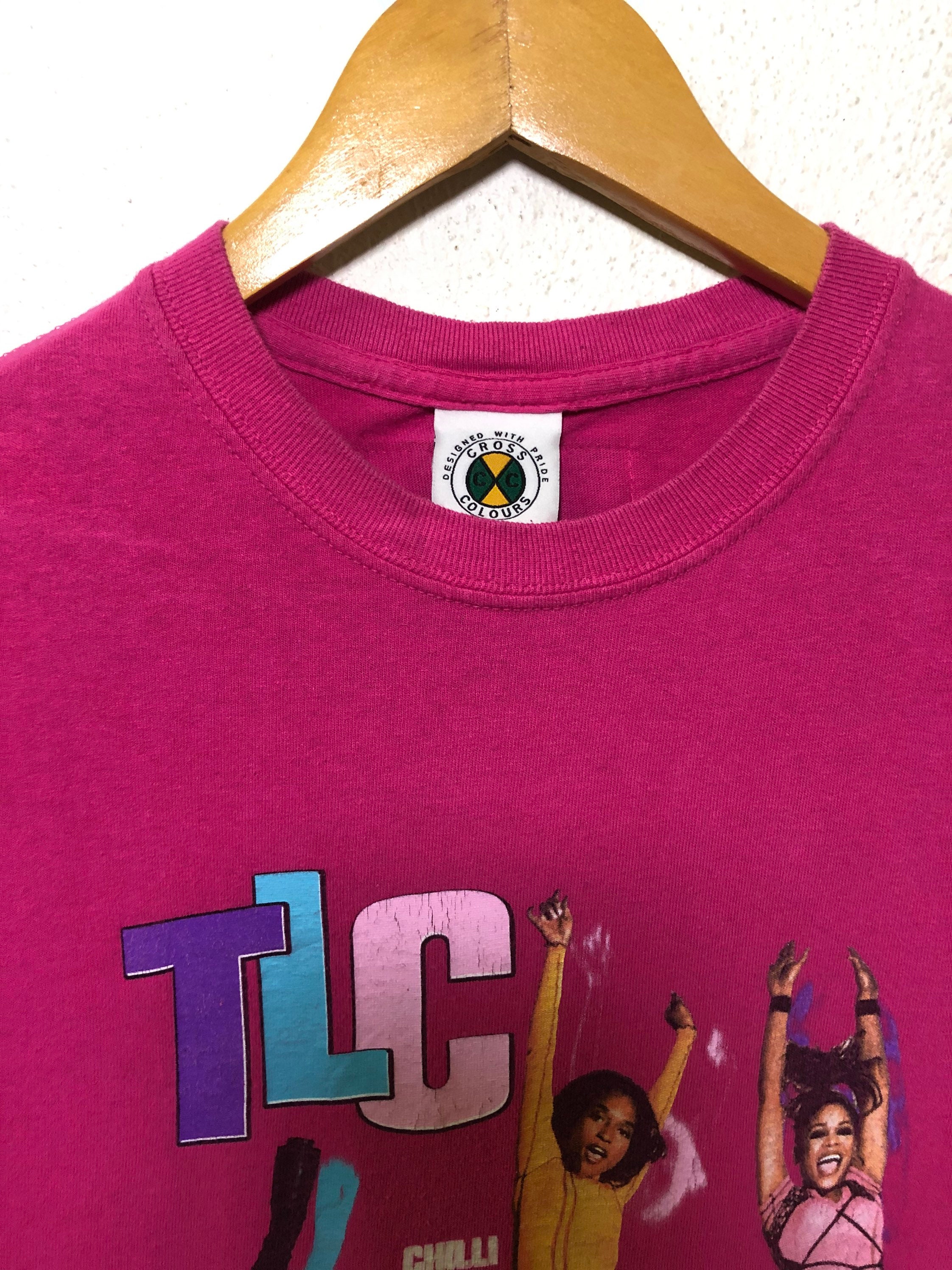 Vintage Cross Colours TLC Hip Hop Band T Shirt Small Size - Etsy