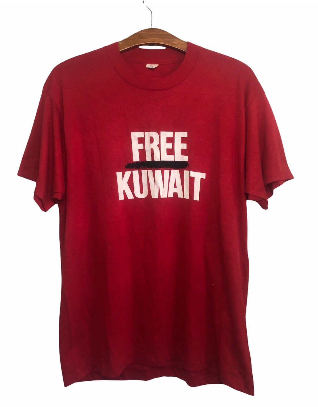 Vintage 90s Free Kuwait T Shirt XL Size Etsy