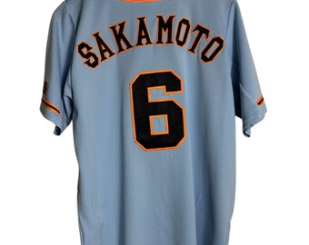 Tokyo Yomiuri Giants #6 Sakamoto Adidas Baseball Jersey Medium
