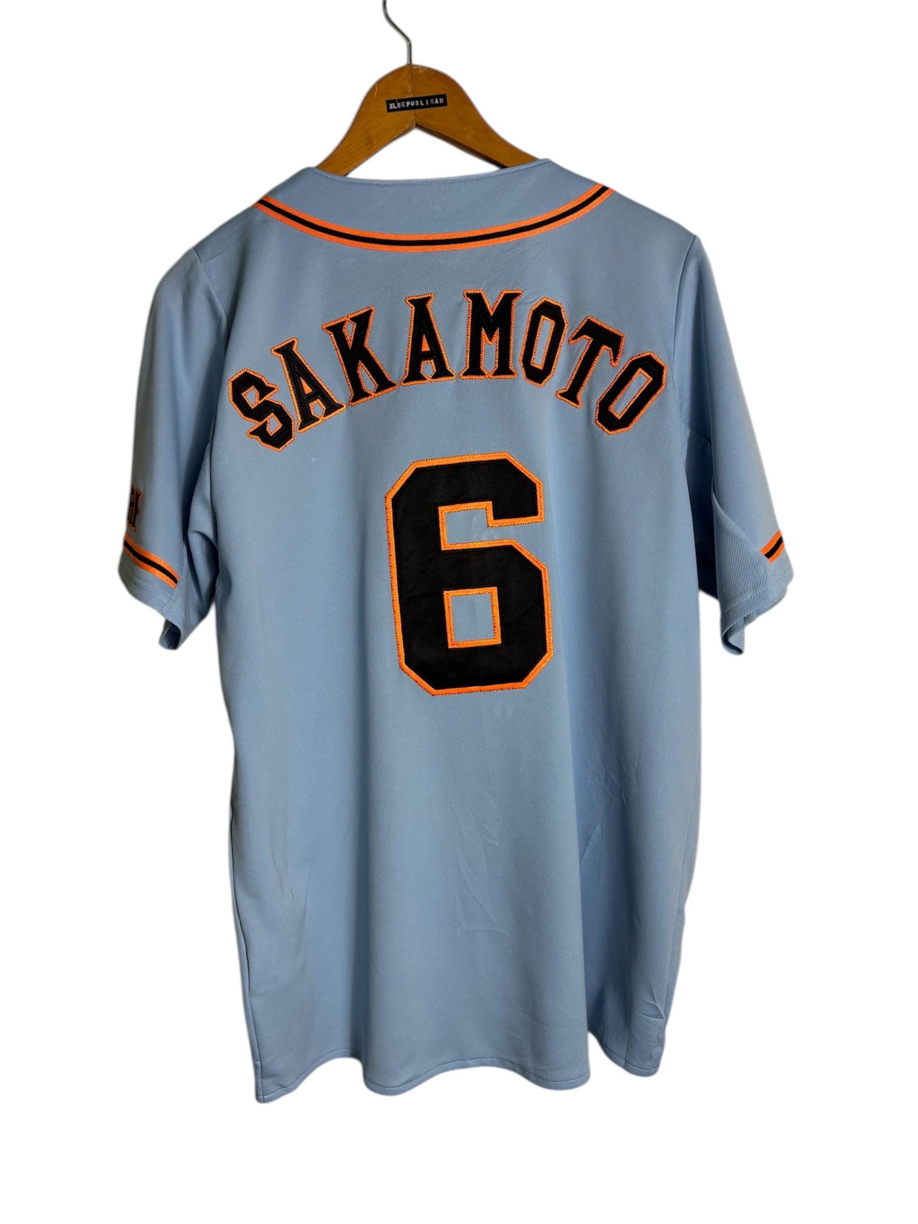Tokyo Yomiuri Giants #6 Sakamoto Adidas Baseball Jersey Medium