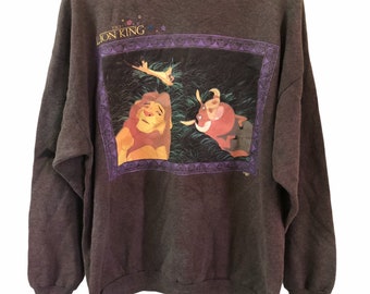 Vintage 90s The Lion King Movies Cartoon Promo Sweatshirt Crewneck