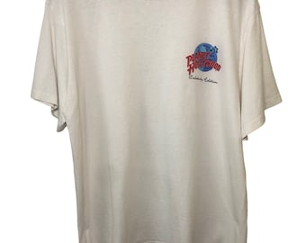 Vintage 90s Planet Hollywood Arnold Schwarzenegger T Shirt Large Size