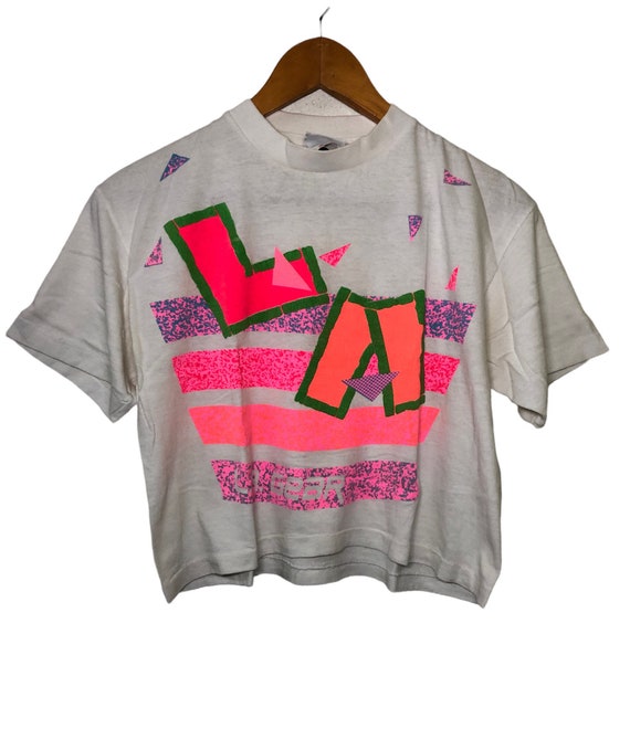 Vintage 90s LA FITNESS gym shirt , Condition: like