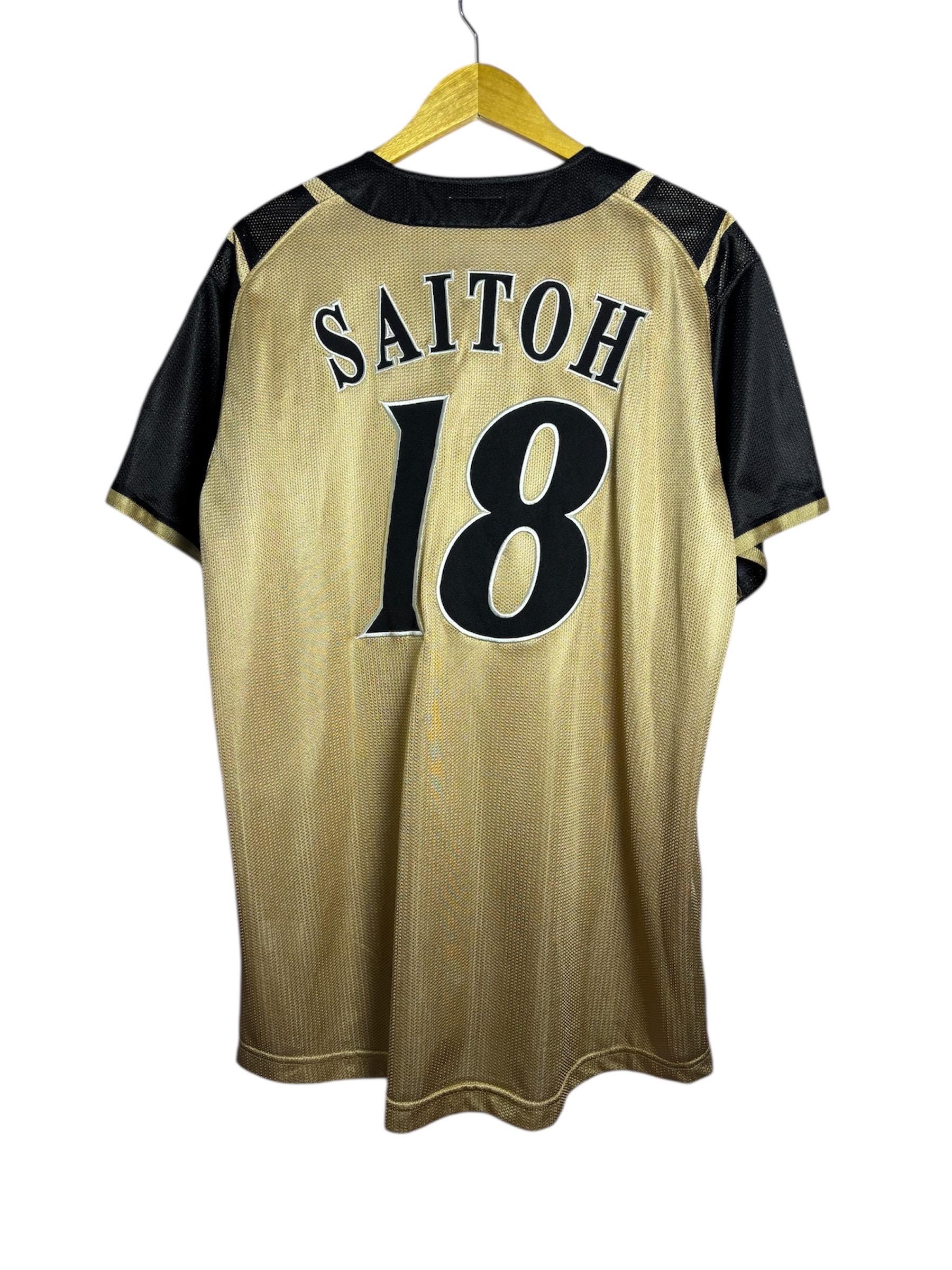 Hokkaido Nippon Ham Fighters #18 Saitoh Baseball Jersey Large Size