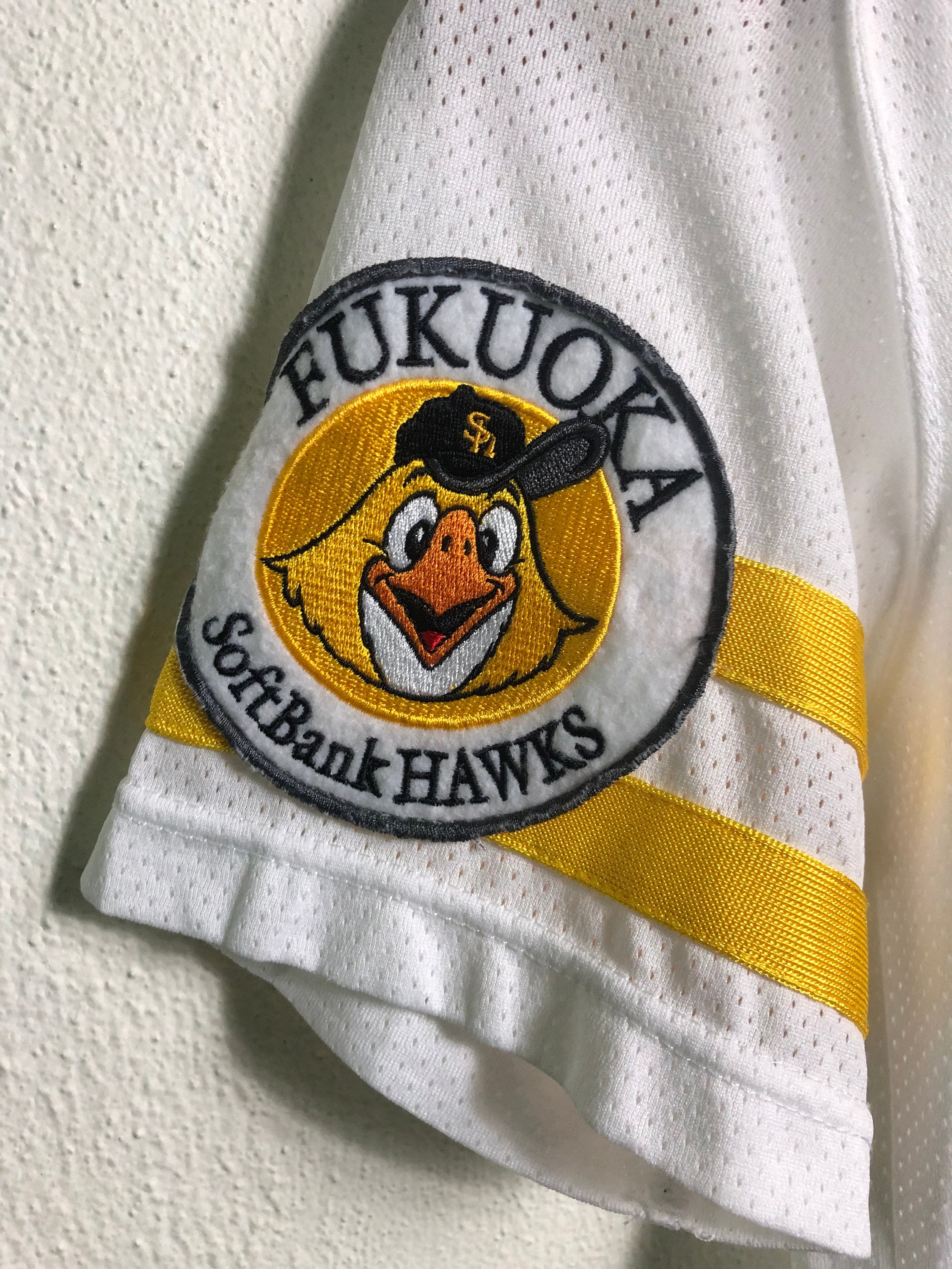 Vintage Fukuoka Softbank Hawks Mizuno Japanese Baseball Jersey 180