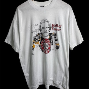 ヴィンテージ 90年代 ジャック・ランバート 殿堂入り ピッツバーグ・スティーラーズ アイアン・シティ・ビール Tシャツ XLサイズ