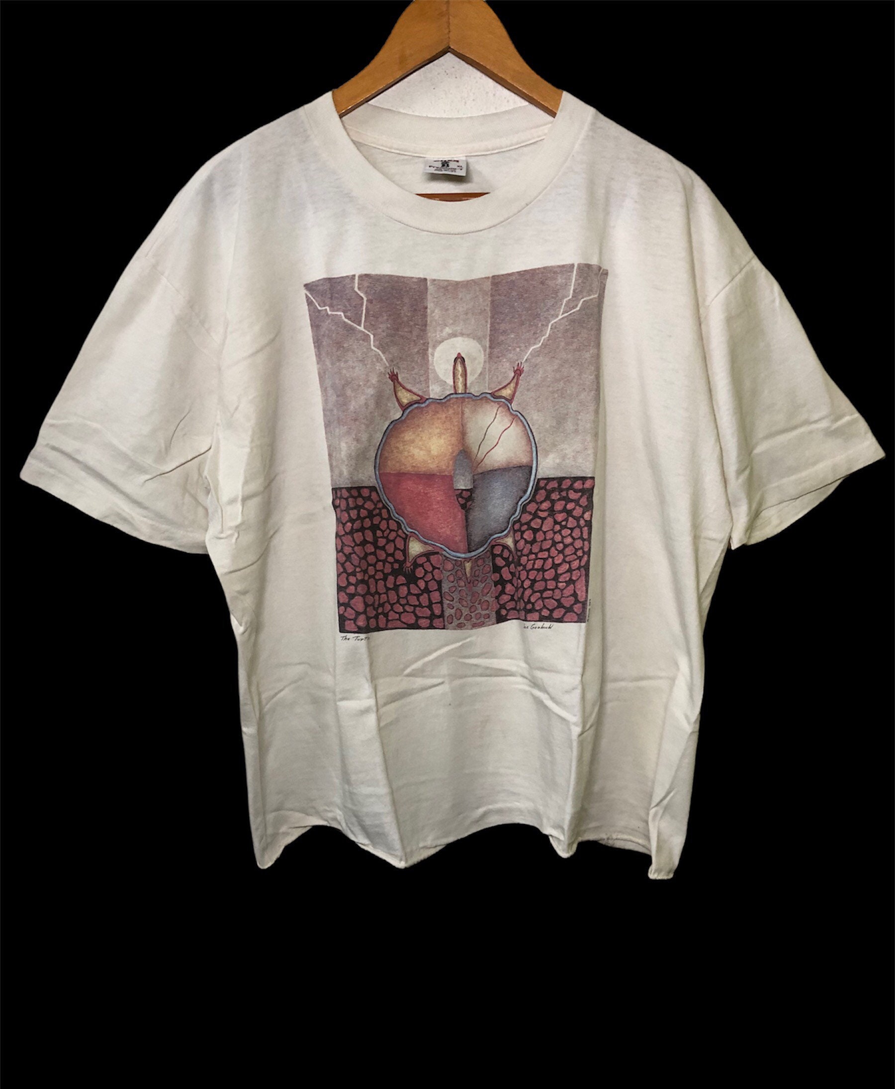 Vintage 90s Joe Geshick the Turtle T Shirt XL Size - Etsy