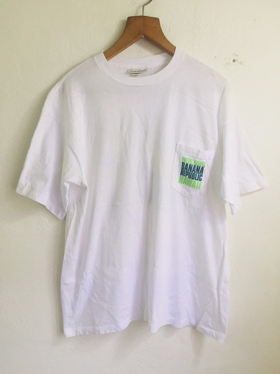 90年代ヴィンテージ バナナ・リパブリック ポケットTシャツ ラージ