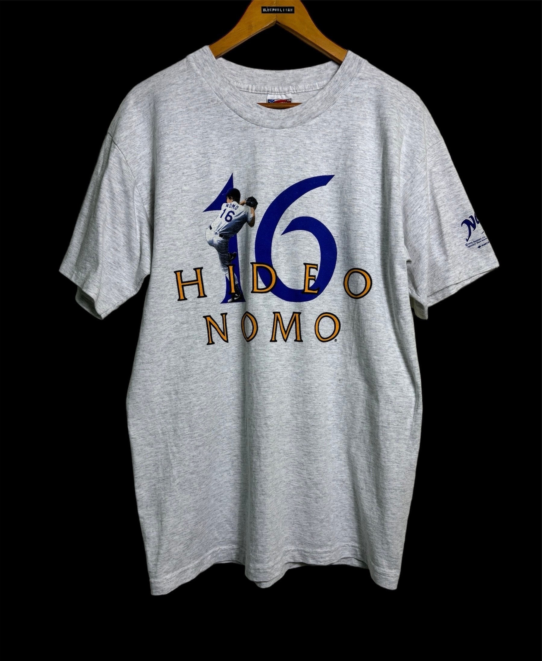 Nomo Tornado Tシャツ L サイズ 連続奪三振記録記念ボール New arrival!! 【used】 