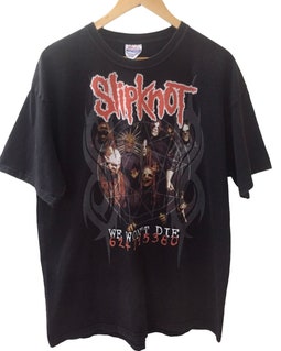 Vintage Slipknot We Won't Die 624715380 Promo Tour Concert T Shirt