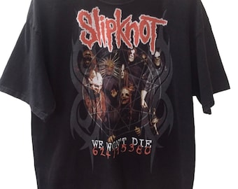 Vintage Slipknot We Won't Die 624715380 Promo Tour Concert T Shirt