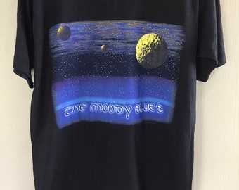 Vintage 90s the Moody Blues Time Traveller Tour T Shirt - Etsy
