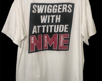 Camiseta vintage del Festival de Música de Glastonbury de 1990 (rara)