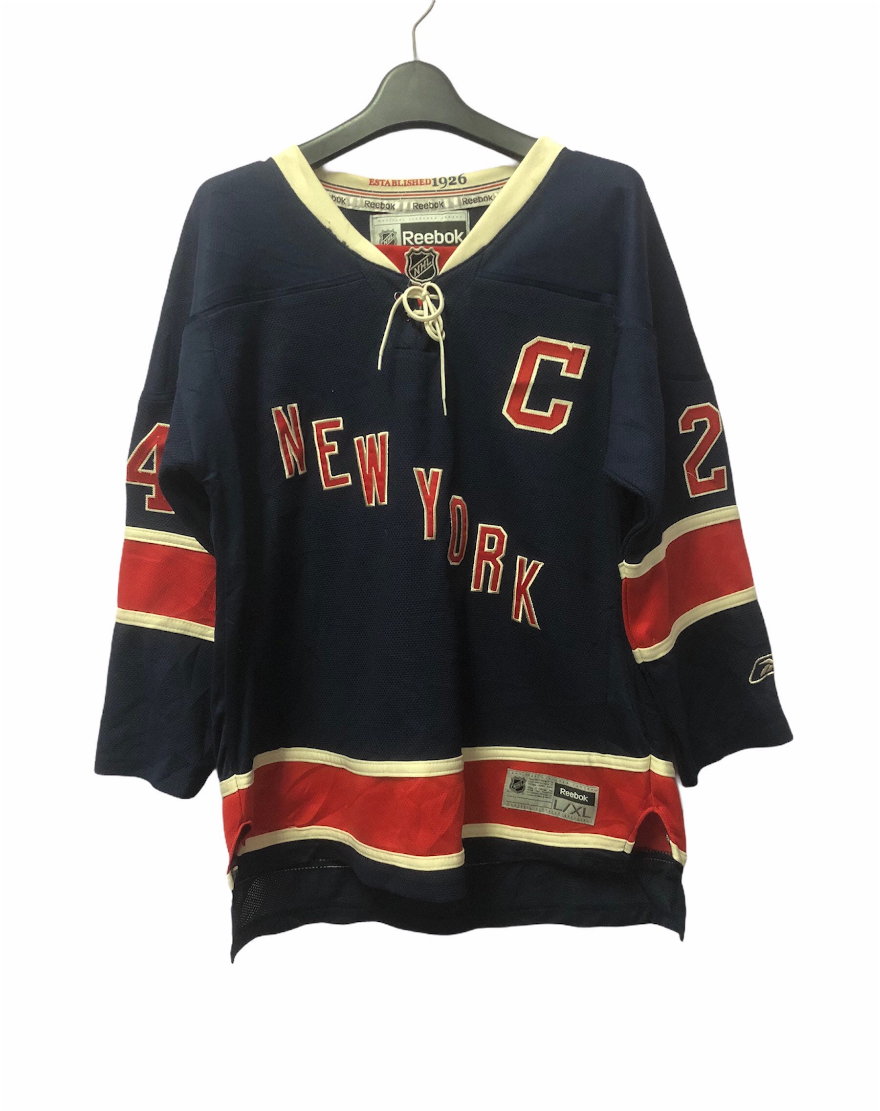 Adult Authentic New York Rangers Henrik Lundqvist Black Ice