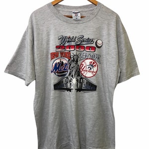 Vintage 2000 World Series New York Mets VS New York Yankees T Shirt XL Size