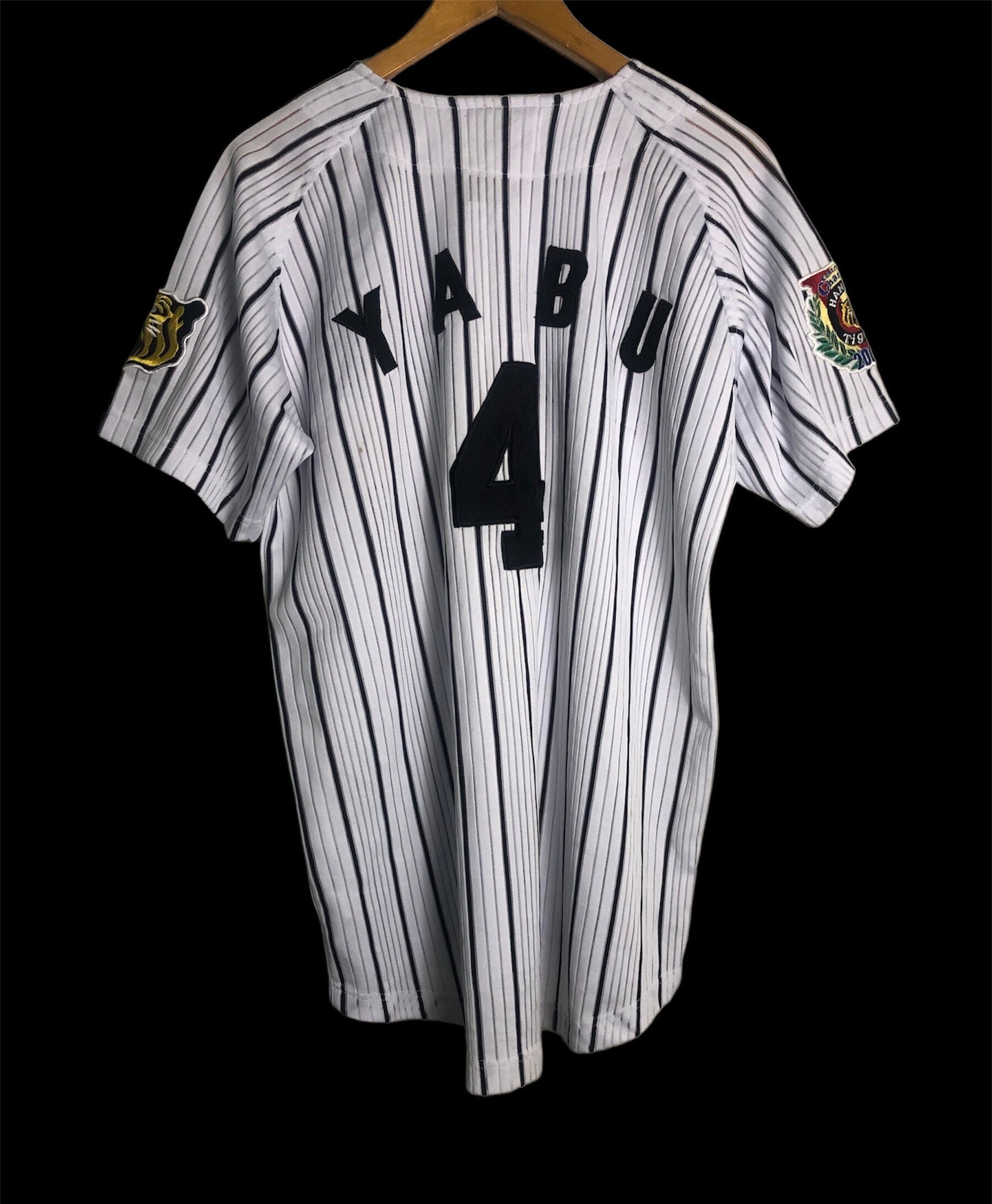 Vintage Hanshin Tigers #4 YABU Japan Baseball Jersey Large Size - Etsy