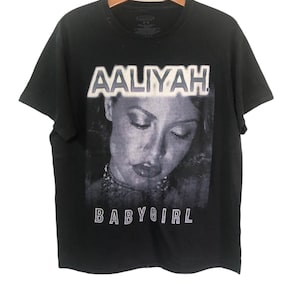 Awesome Aaliyah Babygirl Promo Album Tour Concert T Shirt Medium Size