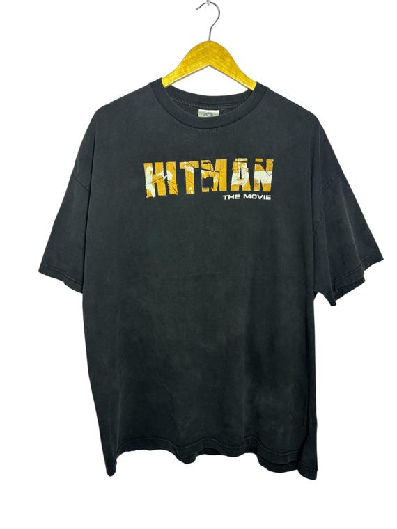 Vintage Hitman The Movies Action Thriller Promo Film Movies T Shirt XXL Size