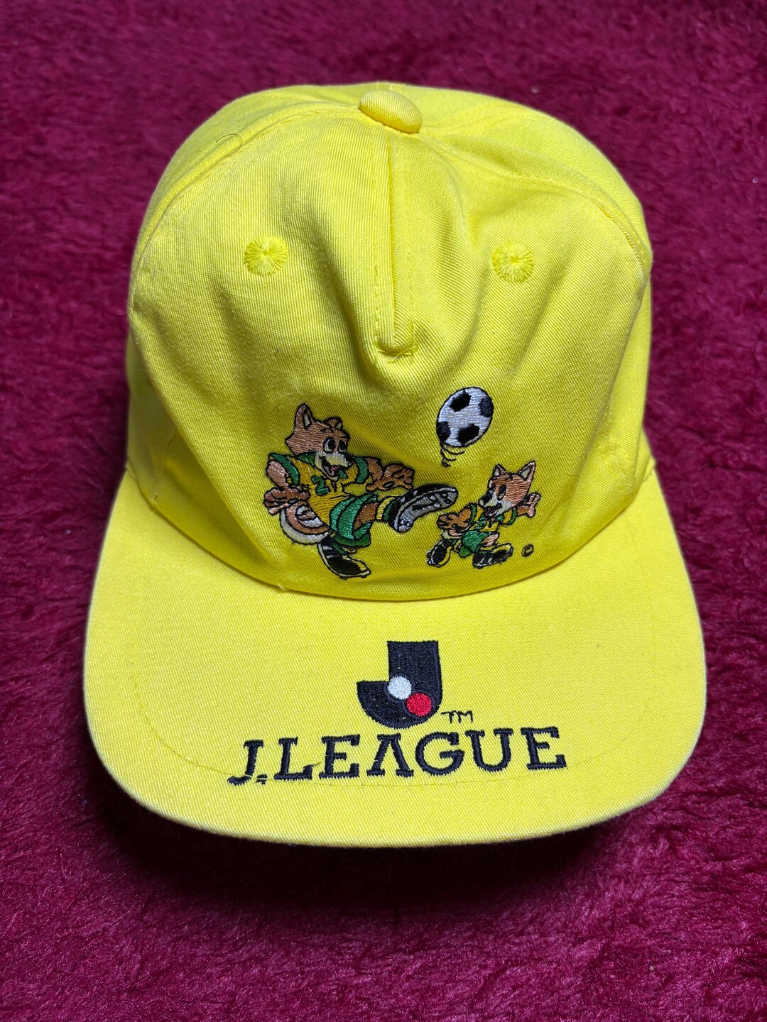 90s サッカー 日本代表 キャップ 非売品 非売品❗️90s サッカー 日本代表 キャップ 炎モデル 1996 フレイム