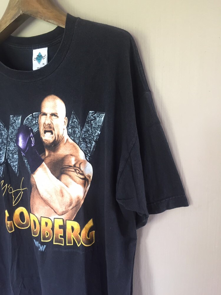 ヴィンテージ ゴールドバーグ WCW チャンピオン レスリング WWE T