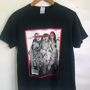 Vintage TLC Rap Hip Hop Japan Print Bootleg T Shirt Small Size