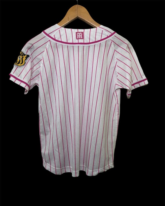 Vintage Hanshin Tigers Supporter Fan Baseball Jersey Style Small