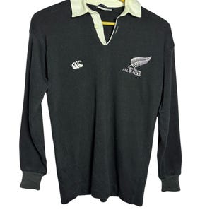 Vintage Canterbury New Zealand All Blacks Rugby Shirt Size 36 - Etsy
