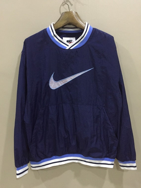 nike vintage big logo swoosh windbreaker