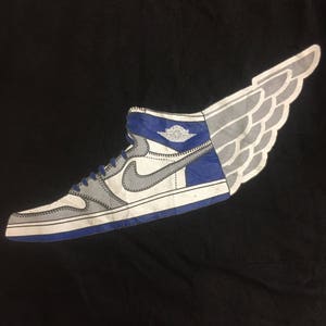 Rare Air Jordan Air Jordan One Nike Shoes wings hologram T Shirt image 3