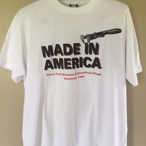 Vintage 90er Jahre Henry Ford Museum T-Shirt