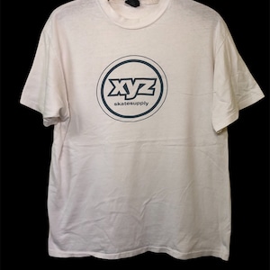 Vintage 90s XYZ Skatesupply Skate Skateboard T Shirt Large Size