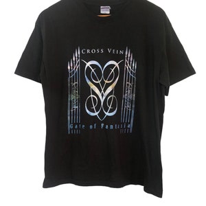 Cross Vein Gate Of Fantasia Japanese Metal Gothic Promo Concert Tour T Shirt XL Size