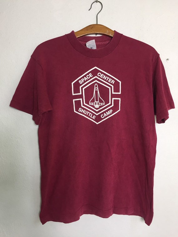 Vintage 90s Space Centre Shuttle Camp Nasa T Shirt
