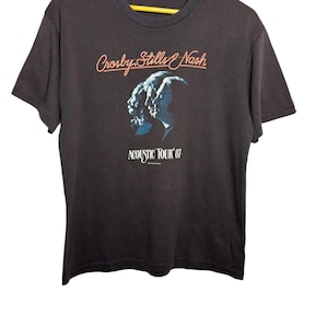 Vintage Crosby Stills & Nash 1992　Tシャツ Vintage 90s Crosby Stills Nash T-shirt | 1992 Acoustic Tour