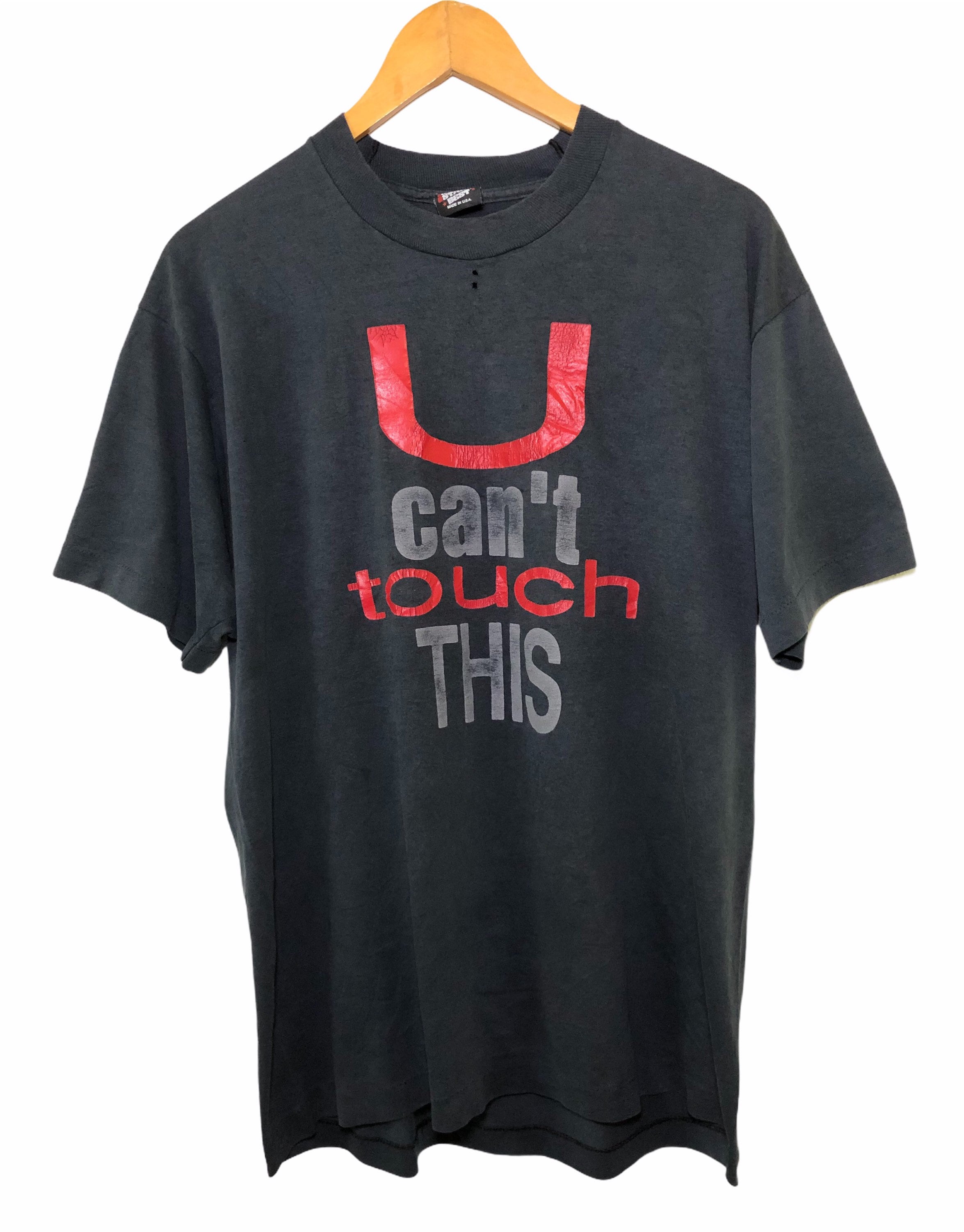 MC HAMMER ‘91 TOUR LONG SLEEVE T-Shirt Vintage MC Hammer 1990 World Tour Rap T Shirt White Size L