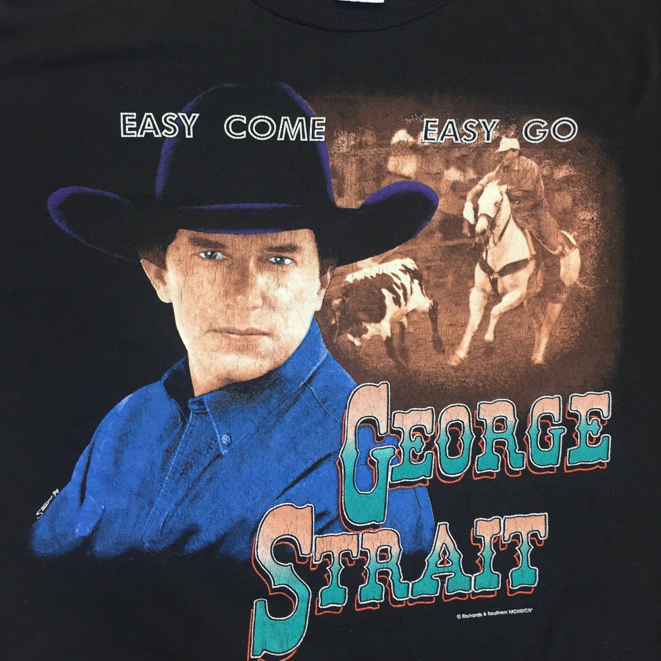 Vintage George Strait Easy Come Easy Go Promo Country Music | Etsy