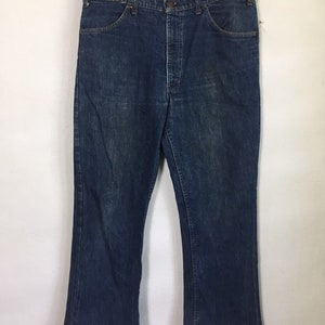 Vintage 80's Levi's 646 Jeans, Bell Bottom, Orange Tab