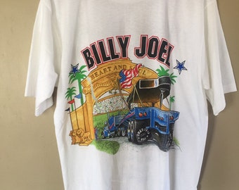 Vintage 90s Billy Joel Summer of 94 Tour Promo Concert T Shirt