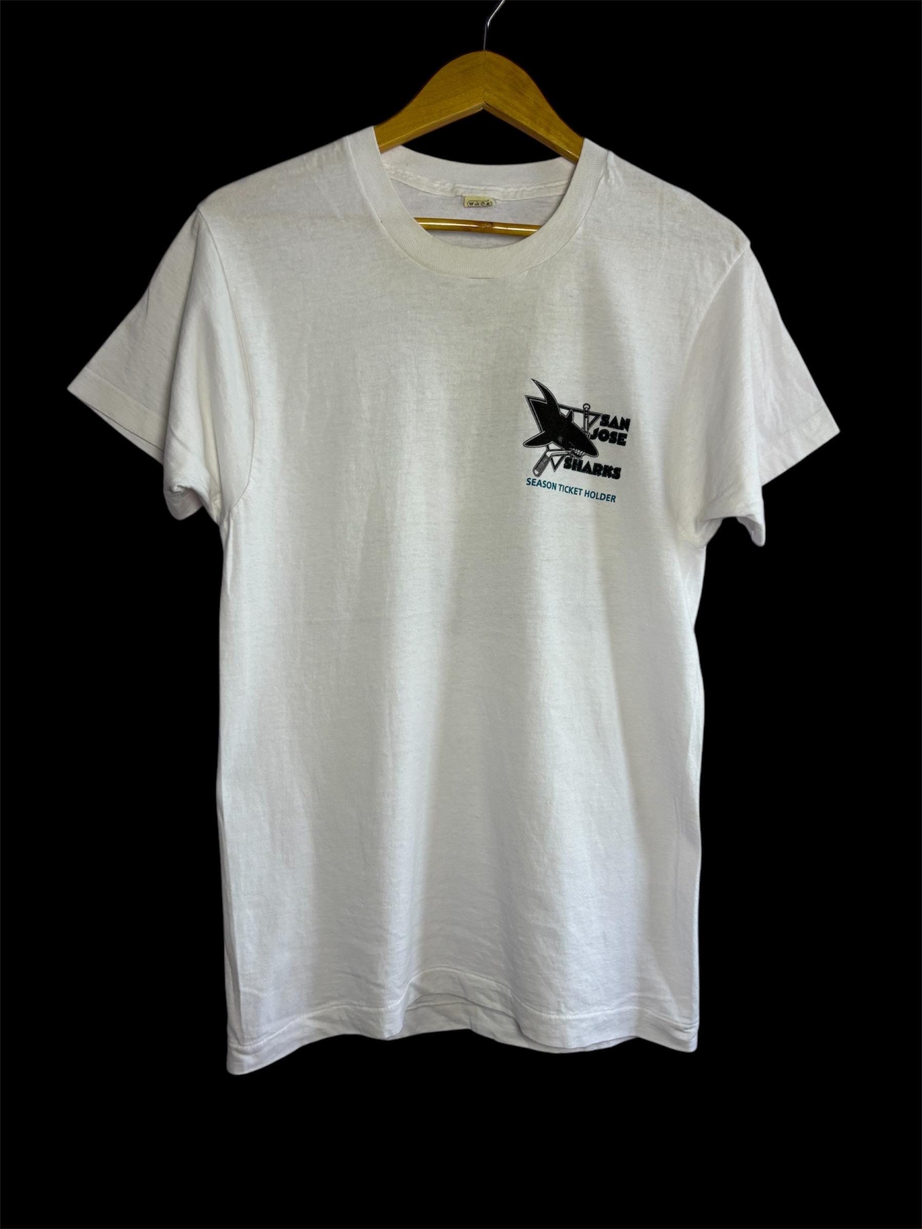 Chemise Vintage San Jose Sharks Homme XL Noire Années 1990 - NHL Hockey