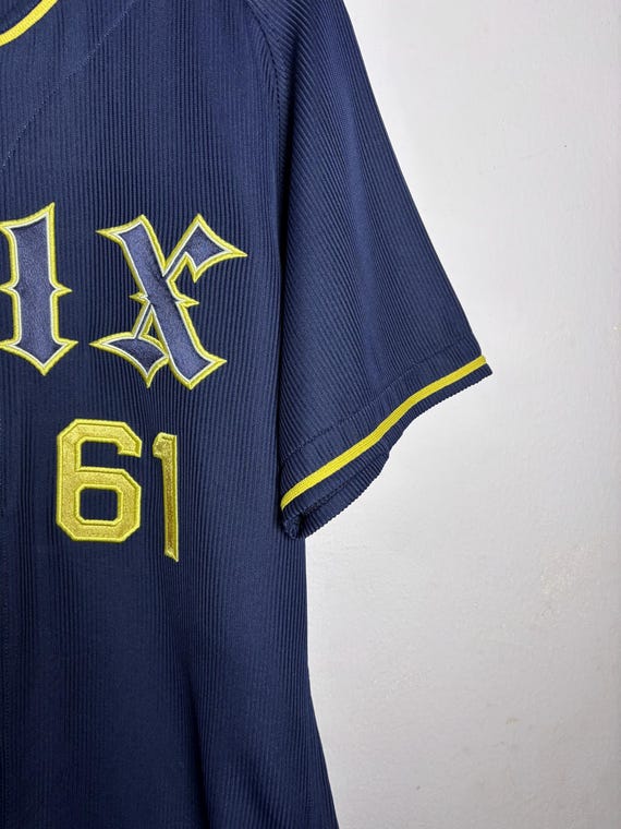 Buffaloes ユニフォーム CHANO 61 Orix Buffaloes NPB #61 Sakakibara Descente Baseball Jersey Uniform